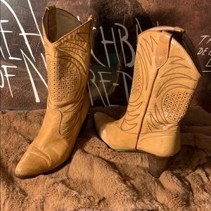 Embellished vintage cowboy boots